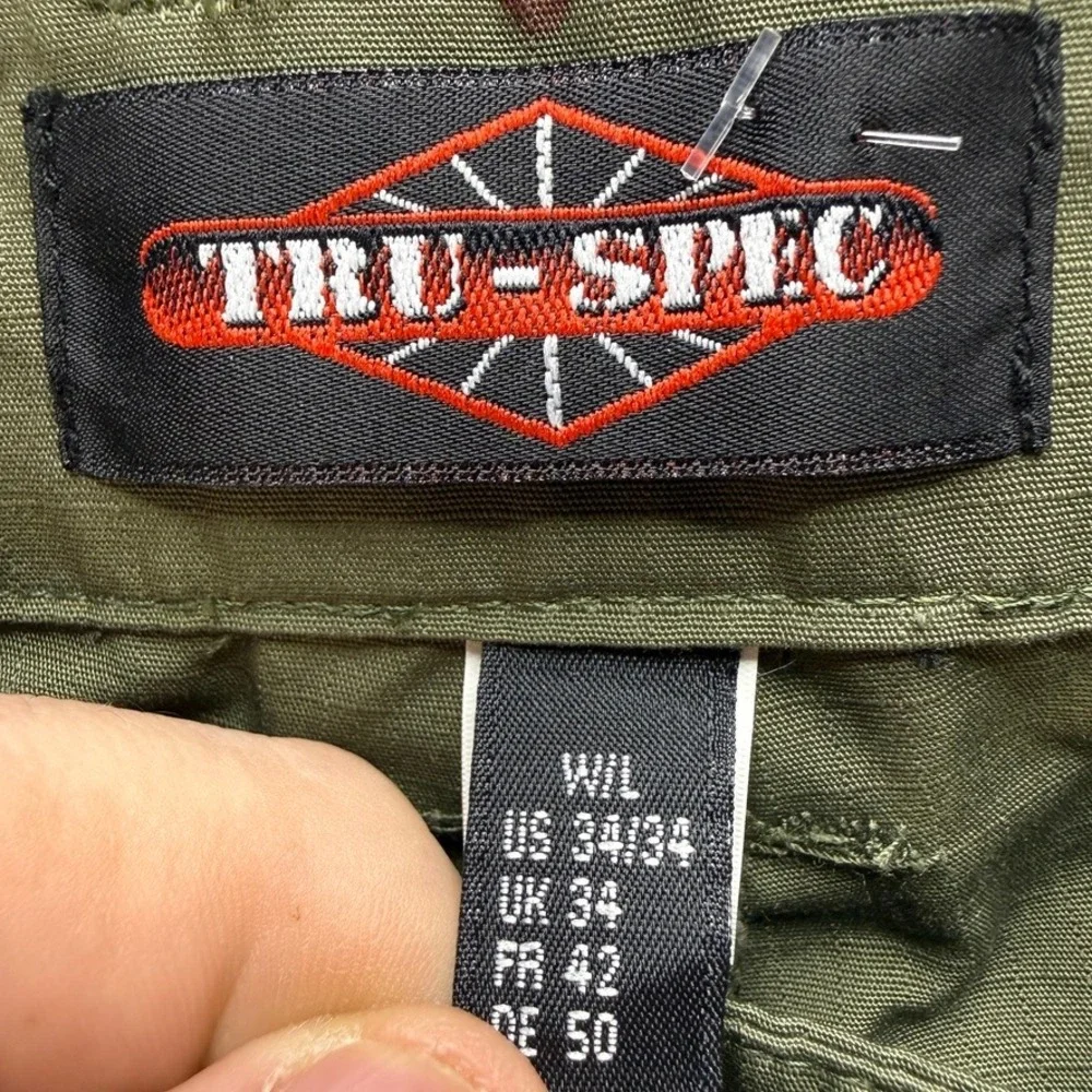 TRU-SPEC Cargo Pants Tactical Straight 34x34 (FIT 31x33) Ripstop Multi-Pocket